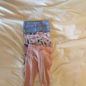 Carter's Kids Leggings Set - Blue, Floral, Pink